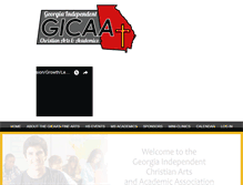 Tablet Screenshot of gicaaarts.com